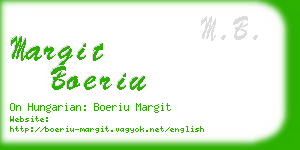 margit boeriu business card